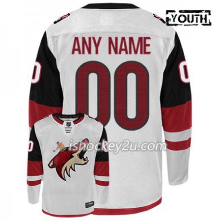 Børn NHL Arizona Coyotes Trøje Tilpasset Adidas Hvid Authentic